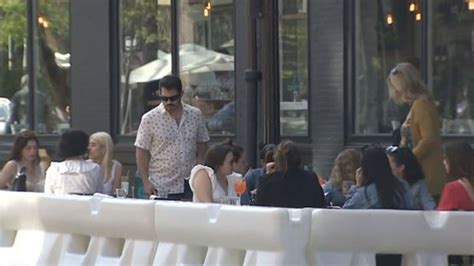 Diners enjoy return of outdoor dining in the South End
