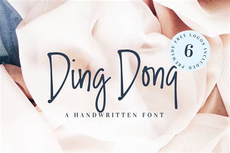 Ding Dong Handwritten Font + Logos - Creative Market