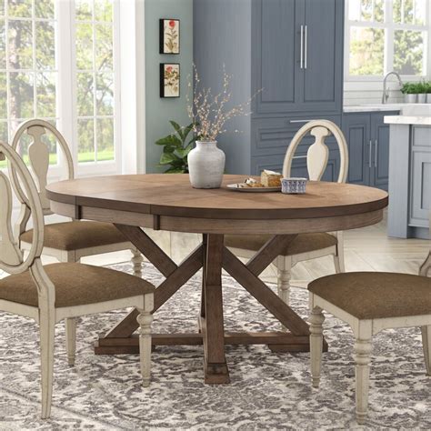 Dining Table Set With Extra Leafs Wayfair