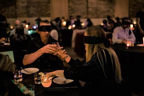 Dining in the dark. Dining in the Dark Saigon trains and employs them, while offering visitors a new perspective on life. The first dining-in-the-dark restaurant with disabled staff. Image credit: Uyen Phi. … 