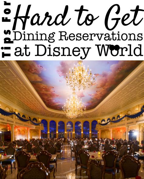If you are planning to try some of Disney’s excellent table-service restaurants and/or dinner shows while you are vacationing at Walt Disney World, it is important to make Disney World Advance Dining Reservations (ADRs) online, using the MyDisneyExperience app on your phone or by calling (407) WDW-DINE (939-3463). Disney strongly encourages ...