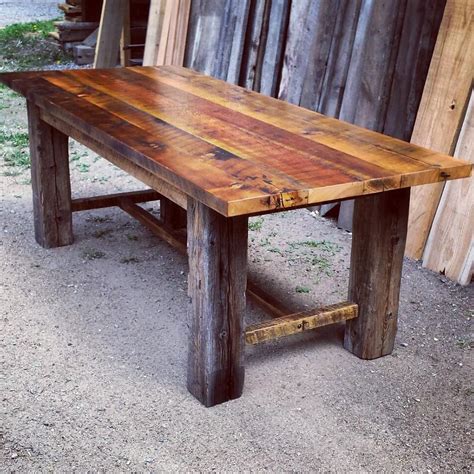 Dining table - reclaimed wood - furniture - by owner - sale