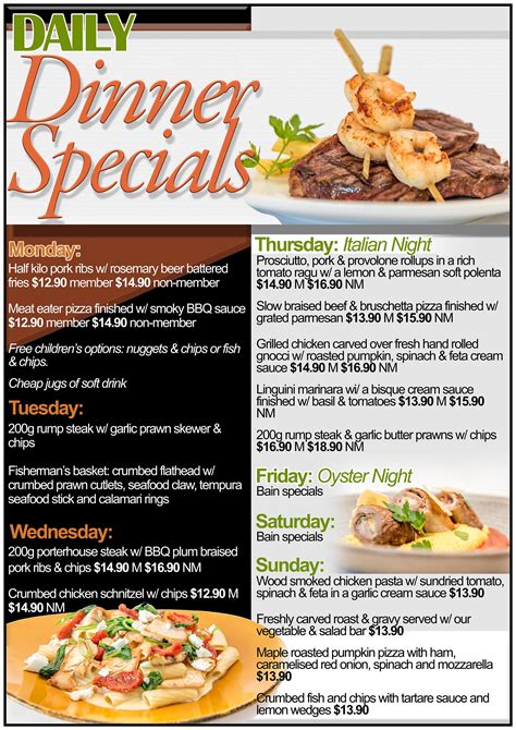Dinner specials near me tonight. The Best Restaurants with Deals in Australia - EatClub. Eat out, more often. Up to 50% off the entire bill. +1000’s restaurants Australia-wide. Private and secure payments. Offers include drinks. A mobile app that helps you discover local restaurants with exclusive offers throughout the day. 2 million downloads. 