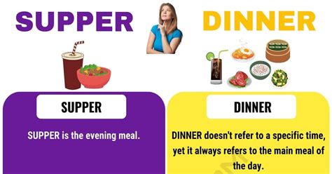 Dinner vs. Supper: Is there a difference? Merriam …