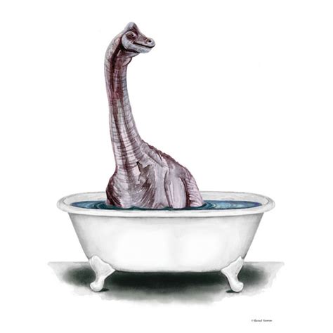 Dino Bath II by Rachel Nieman - fulcrumgallery.com