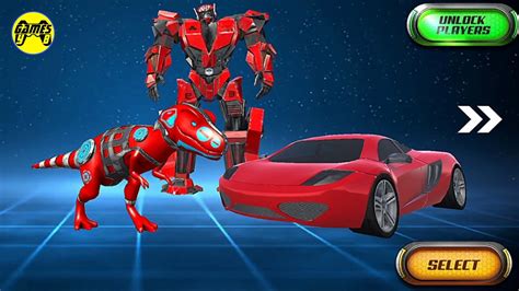 Dino Robot Car Game Dinosaur Robot Transform Hero Android Gameplay