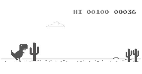 Dino game. A pixelated dinosaur dodges cacti and pterodactyls as it runs across a desolate landscape. When you hear an audio cue, press space to jump over obstacles. Start slower. Press space to play. null. Dino game. A pixelated dinosaur dodges cacti and pterodactyls as it runs across a desolate landscape.. 