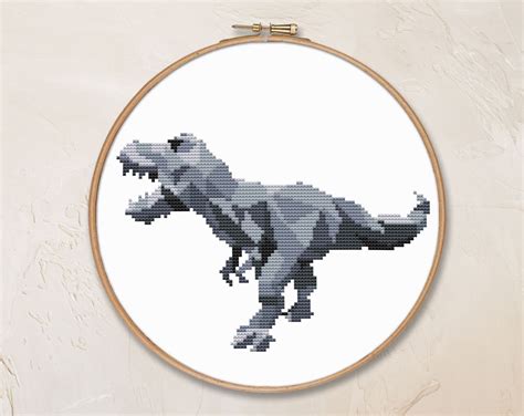 Dinosaur Counted Cross Stitch Patterns