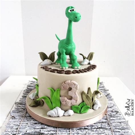Pink Dino Cake&Cupcake Topper Set: 1 set of 