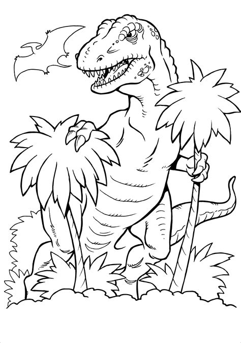 Coloring Page Tyrannosaurus Rex