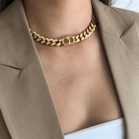 Dior Gold Choker Fashion Necklaces & Pendants for sale eBay