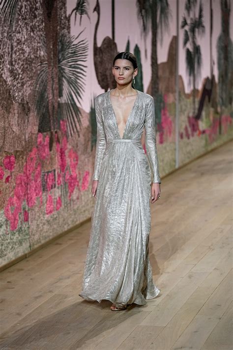 Dior brings ethereal goddesses, silver threads, to Paris couture