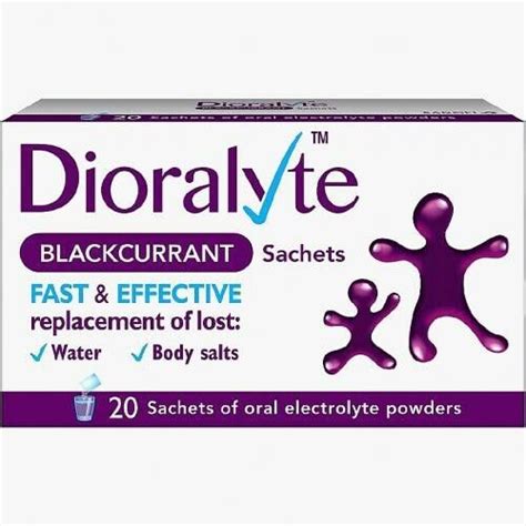 Dioralyte Blackcurrant - 20 Sachets Fast Dispatch