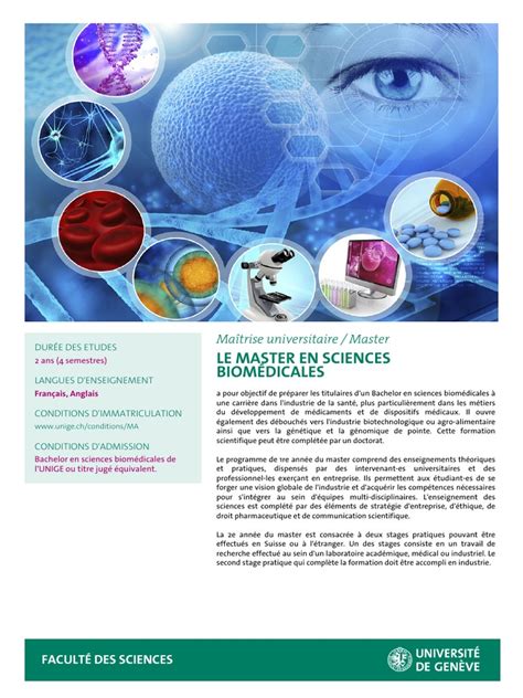 Diplomé en sciences biomédicales, finalité toxicologie, à l