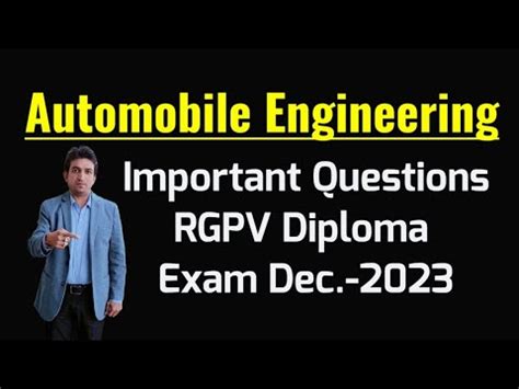 Diploma 5th Sem Automobile Engineering