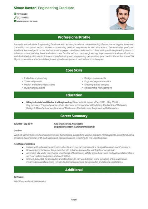 Diploma Power Engineering Cv Format