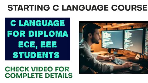 Diploma in c programming.  Get hands-on training with real-time project...