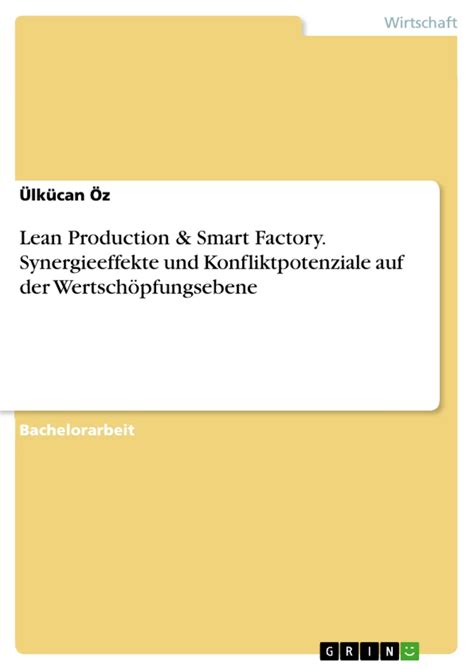 Diplomarbeiten24.de - Lean Production & Smart Factory.