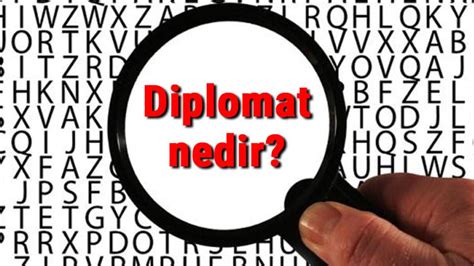 Diplomat mesleği nedir