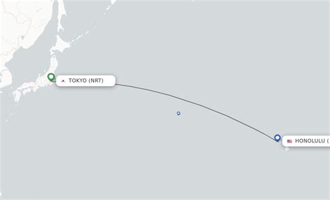 Direct (non-stop) flights from Honolulu to Tokyo - schedules ...