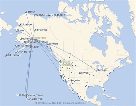 Direct Flights from Newark, NJ to Alaska - Travelmath