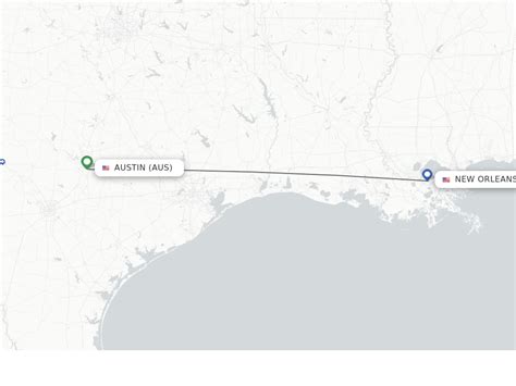 Direct flights from Austin to New Orleans - FlightConnections