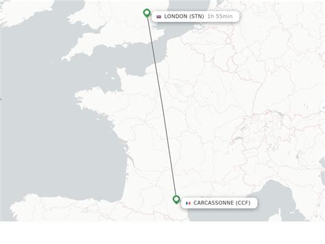 Direct flights from Carcassonne to London Stansted