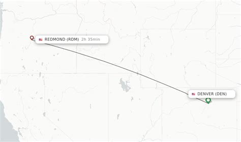 Direct flights from Denver to Redmond / Bend - FlightConnections