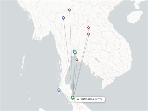 Direct flights from Hat Yai (HDY) - FlightConnections