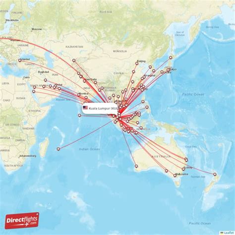 Direct flights from Kuala Lumpur to Muscat