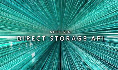 Direct storage. DirectStorage is a DirectX API that improves the performance of loading and decompressing large assets on the GPU. Learn about the latest version of the SDK, … 