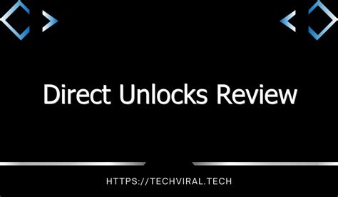 Direct unlocks review. Things To Know About Direct unlocks review. 