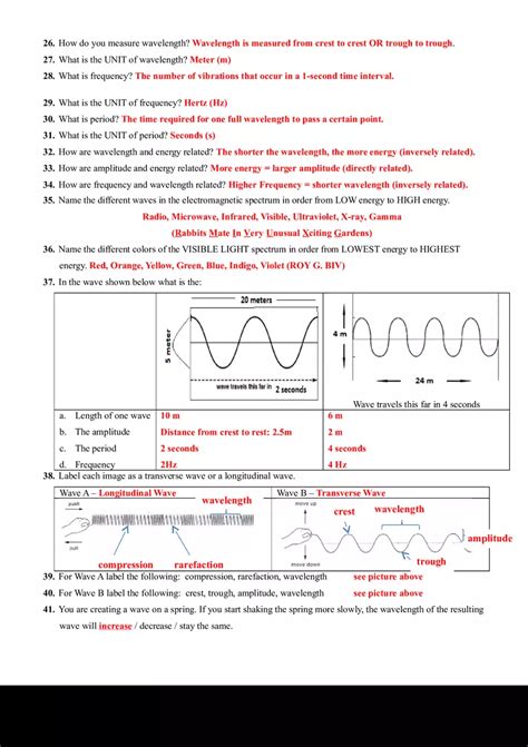 Directed B The Electromagnetism Spectrum Answer Key