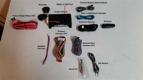 Directed remote start programming.  remote start system.  en the parking lights c...