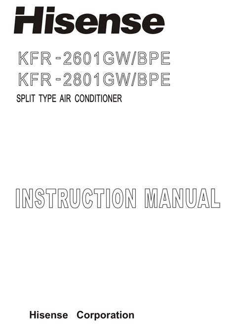 Direction manual for model kfr 50 gw. - Calcoli di regolazione manuale di soluzione di analisi di dati spaziali.