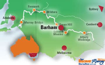 Directions and distance from Barham NSW to Rosetown SA