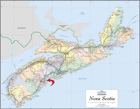 Directions and distance from Brook Village NS to Alliford Bay BC