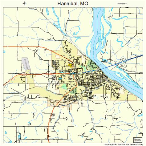 Hannibal, United States. Hannibal is a city in Marion and Ralls counties in the U.S. state of Missouri. Interstate 72 and U.S. Routes 24, 36, and 61 intersect in the city, which is located along the Mississippi River across from East Hannibal, Illinois. . 