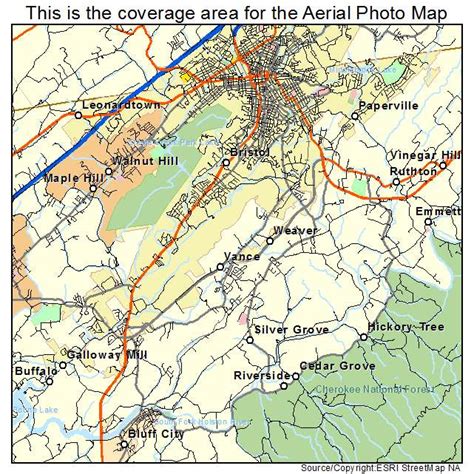 This map product was prepared from a Geographic Information System established by the City of Bristol, TN, herein referred to as “City”. ... 801 Anderson Street P ...