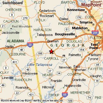 Cedartown Map. Cedartown is a city in Polk Count