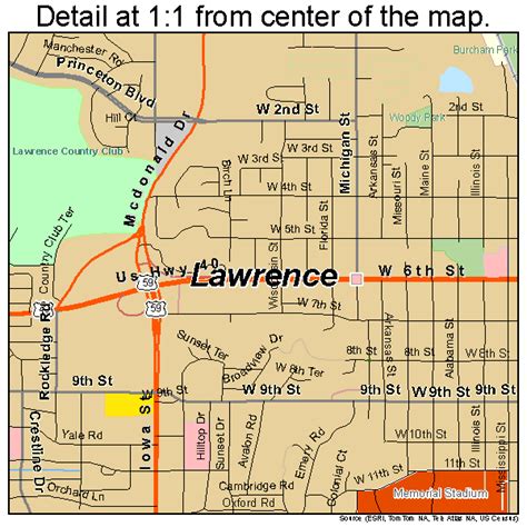 Lawrence Map. The City of Lawrence is located in the State of Kansas. Find directions to Lawrence, browse local businesses, landmarks, get current traffic estimates, road conditions, and more. According to the 2019 US Census the Lawrence population is estimated at 98,448 people. . 