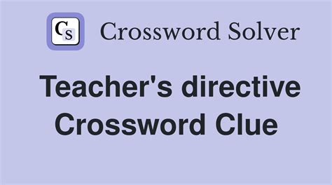 Directive for the board Crossword Clue Answers, Crossword Solver