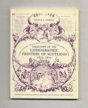 Directory of the lithographic printers of scotland 1820 1870 their locations periods and a guide to artistic. - Le patois boulonnais comparé avec les patois du nord de la france.
