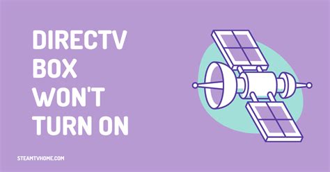 Directv box will not turn on. Struggling with a DirecTV box that won't turn on? Watch our comprehensive guide to troubleshoot common issues, from power supply checks to resetting your dev... 