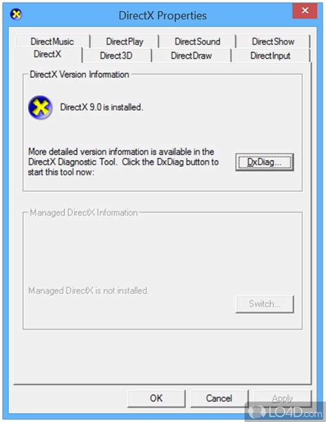 Directx control panel 12