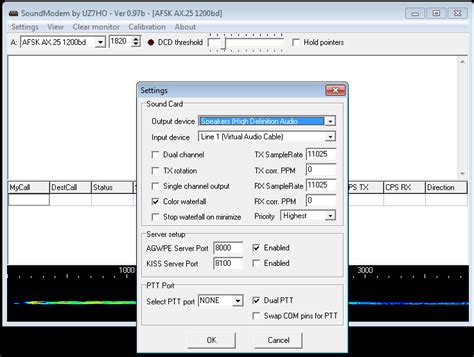 Direwolf soundmodem.  An alternative to AGWPE and SoundModem is using only a generic hardware...