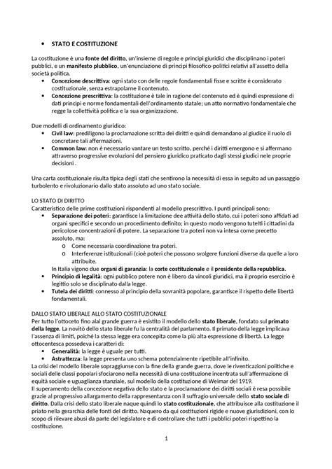 Diritto costituzionale_ riassunto.  Universit&agrave; Spesso si studia diri...
