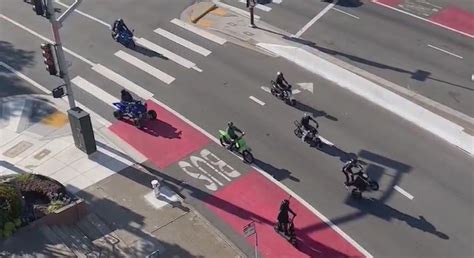Dirt bikes, motorcycles take over San Francisco roads