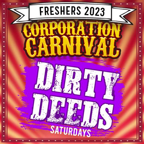 Dirty Deeds 22/04/23 Corporation Sheffield