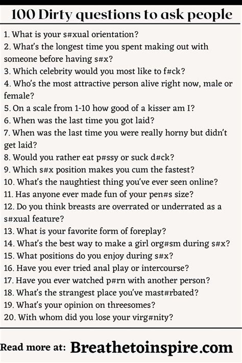 Dirty If Questions